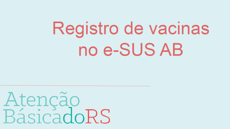 registro vacinas