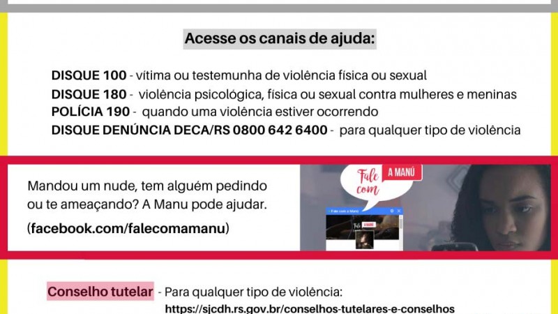 Orientações crianças e adolescentes em situação de isolamento