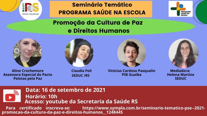 promoção da cultura de paz e direitos humanos