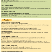 II Jornada de Cuidado Integral em Demências Programação